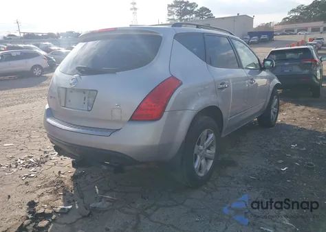 2006 Nissan Murano S z USA, uszkodzony, nr VIN JN8AZ08T36W404896